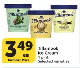 Albertsons Tillamook Ice Cream offer