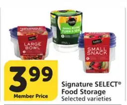 Albertsons Signature SELECT Food Storage offer