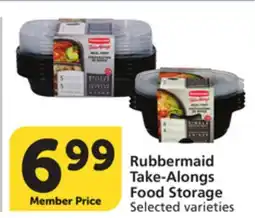 Vons Rubbermaid Take-Alongs Food Storage offer