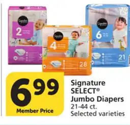 Vons Signature SELECT Jumbo Diapers offer