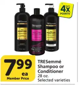 Vons TRESemmé Shampoo or Conditioner offer