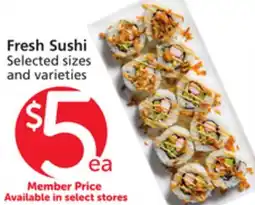 Vons Fresh Sushi offer