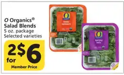 Vons O Organics Salad Blends offer