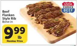 Vons Beef Flanken Style Rib offer