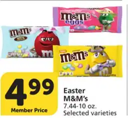 Vons Easter M&M's offer