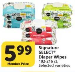 Vons Signature SELECT Diaper Wipes offer