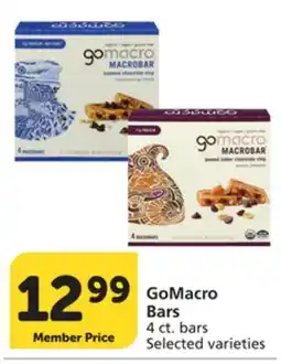 Vons GoMacro Bars offer