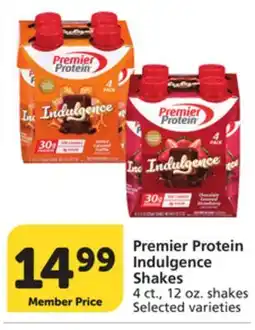 Vons Premier Protein Indulgence Shakes offer