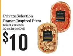Mariano's Private Selection Roman Inspired Pizza offer