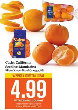 Mariano's Cuties California Seedless Mandarins offer