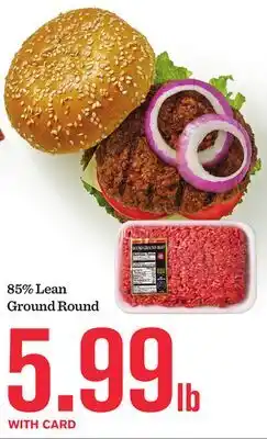 Mariano's 85% Lean Ground Round offer