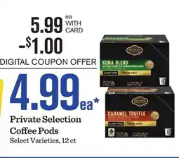 Mariano's Private Selection Coffee Pods offer