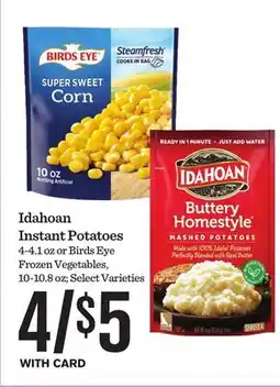 Mariano's Idahoan Instant Potatoes offer