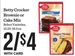 Mariano's Betty Crocker Brownie or Cake Mix offer