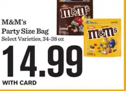 Mariano's M&M's Party Size Bag offer