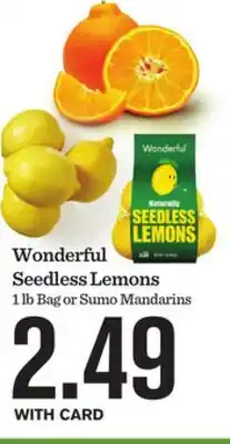 Mariano's Wonderful Seedless Lemons offer
