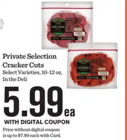Mariano's Private Selection Cracker Cuts offer