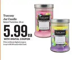 Mariano's Tuscany Jar Candle offer