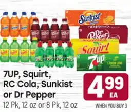 Tony’s Fresh Market 7UP, Squirt, RC Cola, Sunkist Sunkist or Dr Pepper offer