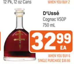 Tony’s Fresh Market D' Ussé Cognac VSOP offer