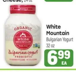 Tony’s Fresh Market White Mountain Bulgarian Yogurt offer