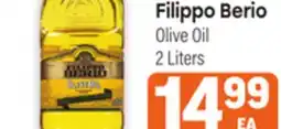 Tony’s Fresh Market Filippo Berio Olive Oil offer
