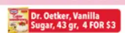 Tony’s Fresh Market Dr. Oetker, Vanilla Sugar offer