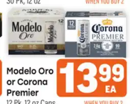 Tony’s Fresh Market Modelo Oro or Corona Premier offer