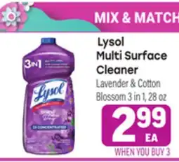 Tony’s Fresh Market Lysol Multi Surface Cleaner offer