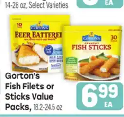 Tony’s Fresh Market Gorton's Fish Filets or Sticks Value Packs offer