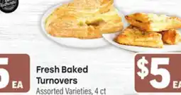 Tony’s Fresh Market Fresh Baked Turnovers offer