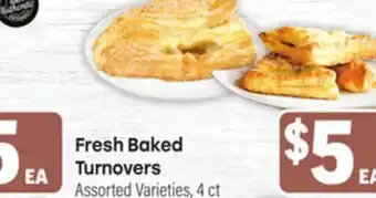 Tony’s Fresh Market Fresh Baked Turnovers offer