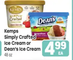 Tony’s Fresh Market Kemps Simply Crafted Ice Cream or Dean's Ice Cream offer