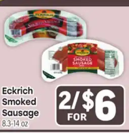 Tony’s Fresh Market Eckrich Smoked Sausage offer