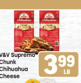 Tony’s Fresh Market V&V Supremo Chunk Chihuahua Cheese offer