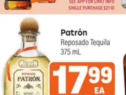 Tony’s Fresh Market Patrón Reposado Tequila offer