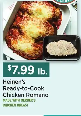 Heinen's Heinen's Ready-to-Cook Chicken Romano offer