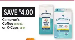 Heinen's Cameron's Coffee 10-12 OZ. or K-Cups 12 CT offer