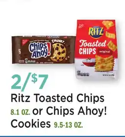 Heinen's Ritz Toasted Chips 8.1 OZ. or Chips Ahoy! Cookies 9.5-13 OZ offer
