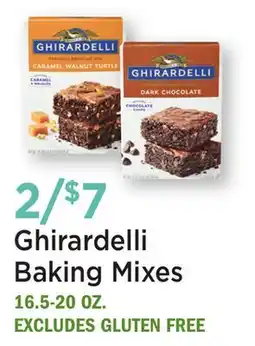 Heinen's Ghirardelli Baking Mixes offer