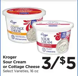 Food 4 Less Kroger Sour Cream or Cottage Cheese offer