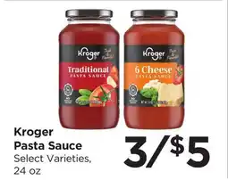 Food 4 Less Kroger Pasta Sauce offer