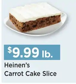 Heinen's Heinen's Carrot Cake Slice offer