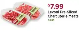 Heinen's Levoni Pre-Sliced Charcuterie Meats offer