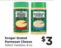 Food 4 Less Kroger Grated Parmesan Cheese offer