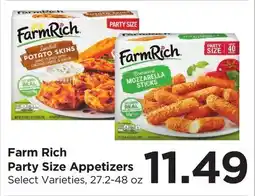 Food 4 Less Farm Rich Party Size Appetizers offer