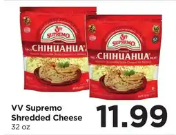 Food 4 Less VV Supremo Shredded Cheese offer