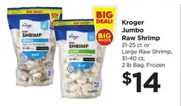 Food 4 Less Kroger Jumbo Raw Shrimp offer