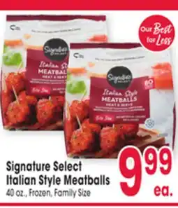 Jewel-Osco Signature Select Italian Style Meatballs offer