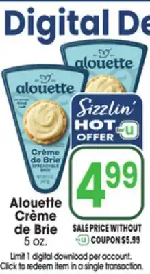 Jewel-Osco Alouette Crème de Brie offer